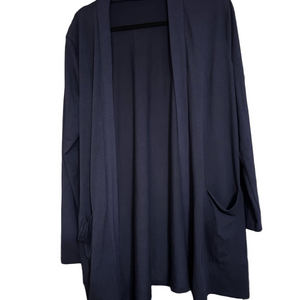 Zenana Outfitters Navy Lightweight Knit Cardigan